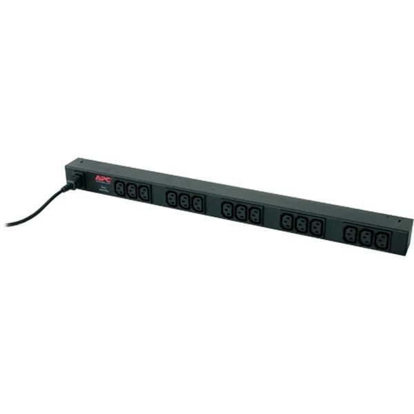 APC Basic Rack PDU Zero U 16A AP9572, Steckdosenleiste (schwarz, 2,5 Meter Kabel)