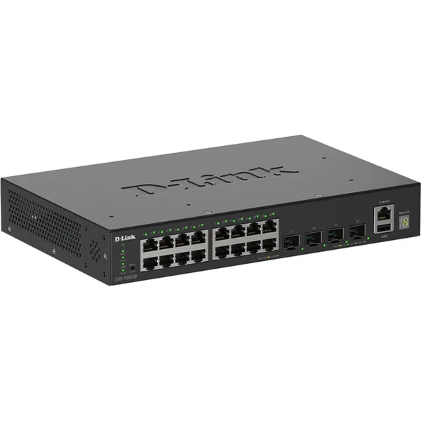 D-Link DGS-1530-20/E, Switch (schwarz)