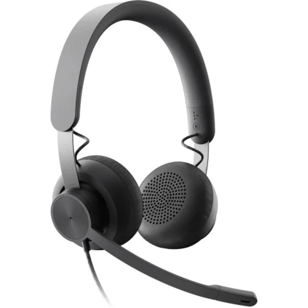 Logitech Zone Wired MS Teams, Headset (grau/schwarz, Microsoft Teams zertifiziert, USB-A/C)
