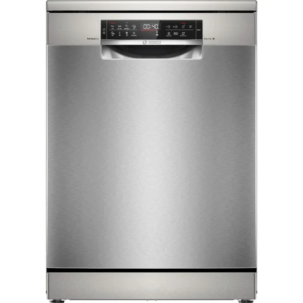 Bosch SMS6ZCI16E Serie 6, Spülmaschine (edelstahl (gebürstet), 60 cm, Home Connect)