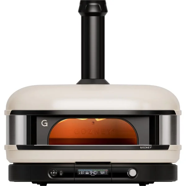 Gozney Pizzaofen Dome Gen 2.0 XL Dual Fuel Bone, 18" (beige, für 1 Pizza Ø 45cm, 2 Pizzen Ø 30cm, 3 Pizzen Ø 25cm)