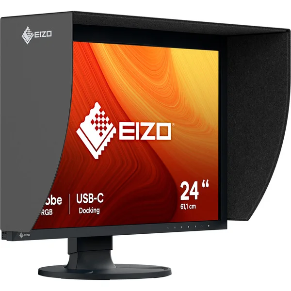 EIZO CG2400S ColorEdge, LED-Monitor (61.1 cm (24.1 Zoll), schwarz, WUXGA, IPS, USB-C, USB-Hub, KVM-Switch)