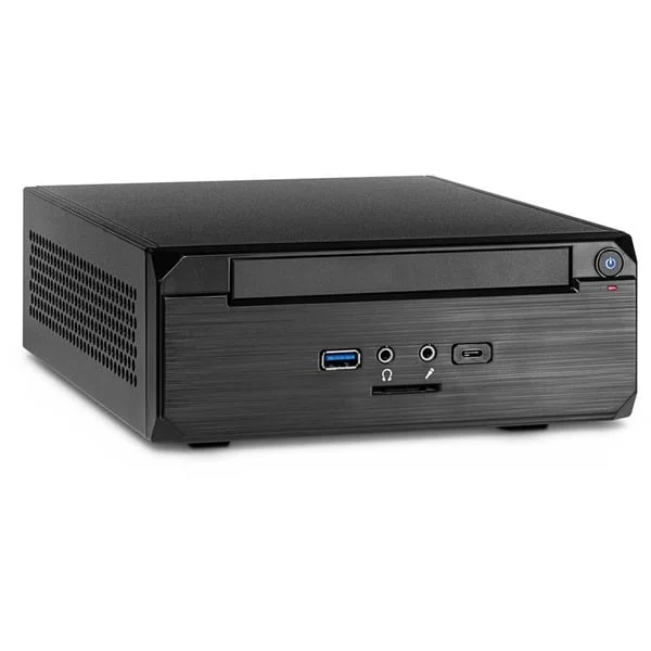 Inter-Tech ITX MW-02 II, HTPC-Gehäuse (schwarz, ohne Netzteil)