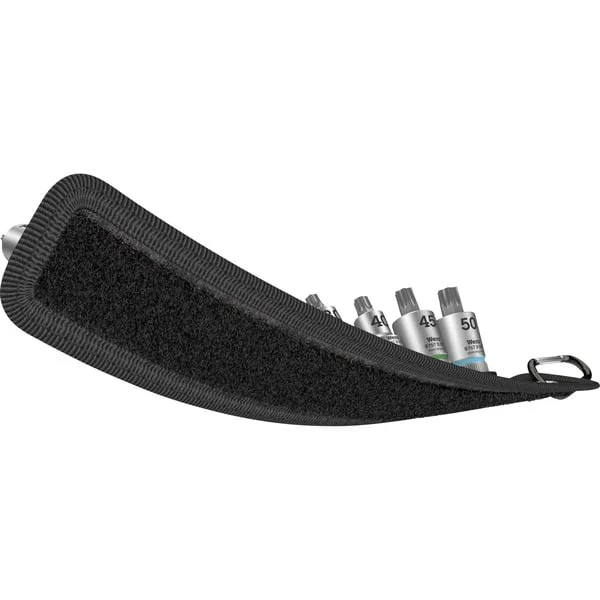Wera Zyklop Bitnuss-Satz Belt B3 Sechsrund HF, 3/8", 9-teilig, Steckschlüssel (schwarz/silber, mit Haltefunktion)