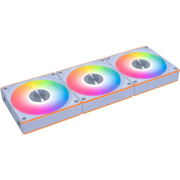 Lian Li UNI FAN CL120 Wireless, Gehäuselüfter (weiß, 3er Pack inkl. Controller, Reverse, 120 mm)