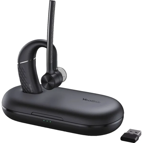 Yealink BH71 Pro, Headset (schwarz, Mono Bluetooth-Headset-System, USB-Dongle, Lade-Etui)