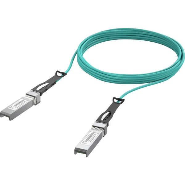 Ubiquiti UniFi Long-Range Direct Attach Kabel (AOC), 25Gbps (blaugrün, 10 Meter)