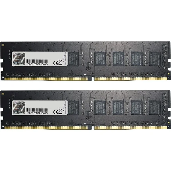 G.Skill DIMM 16 GB DDR4-2666 (2x 8 GB) Dual-Kit, Arbeitsspeicher (schwarz, F4-2666C19D-16GNT, Value)