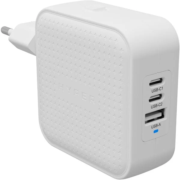 HyperJuice 70W USB-C GaN (2C+1A), Ladegerät (weiß)