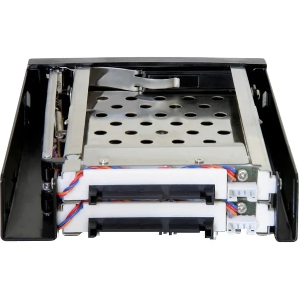 DeLOCK 3.5" Wechselrahmen für 2x 2,5" SATA HDD (schwarz, Retail)