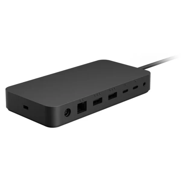 Microsoft Surface Thunderbolt 4 Dock, Dockingstation (schwarz, USB-C, USB-A, Thunderbolt 4)