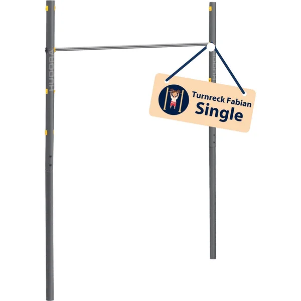 HUDORA Turnreck Fabian Pro Single, Fitnessgerät (grau)