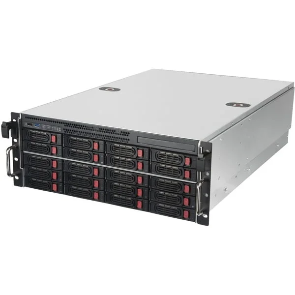SilverStone SST-RM43-320-RS, Rack, Server-Gehäuse (schwarz, 4 Höheneinheiten)