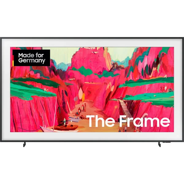 Samsung GQ65LS03FWUXZG The Frame Pro, QLED-Fernseher (163 cm (65 Zoll), schwarz, UltraHD/4K, Mini-LED, Austauschbare Rahmen, Wireless One Connect Box, 100Hz Panel)