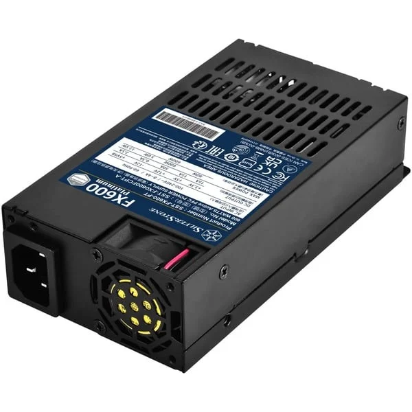 SilverStone SST-FX600-PT, PC-Netzteil (schwarz, 2x PCIe, 600 Watt)