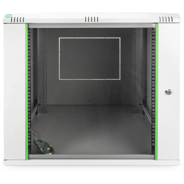 Digitus Netzwerkschrank Dynamic Basic Serie - 600x600 mm (BxT), IT-Schrank (grau, 12 Höheneinheiten)