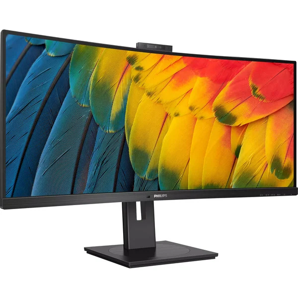 Philips 34B1U5600CH, LED-Monitor (86.4 cm (34 Zoll), schwarz, WQHD, VA, Curved, KVM-Switch, USB-C, USB-Hub, 120Hz Panel)
