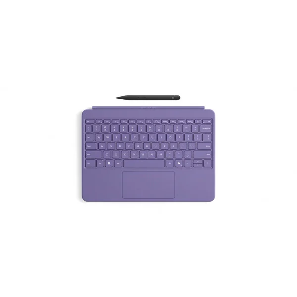 Microsoft Surface Pro 12-Zoll-Keyboard mit Slim Pen, Tastatur (violett, DE-Layout)