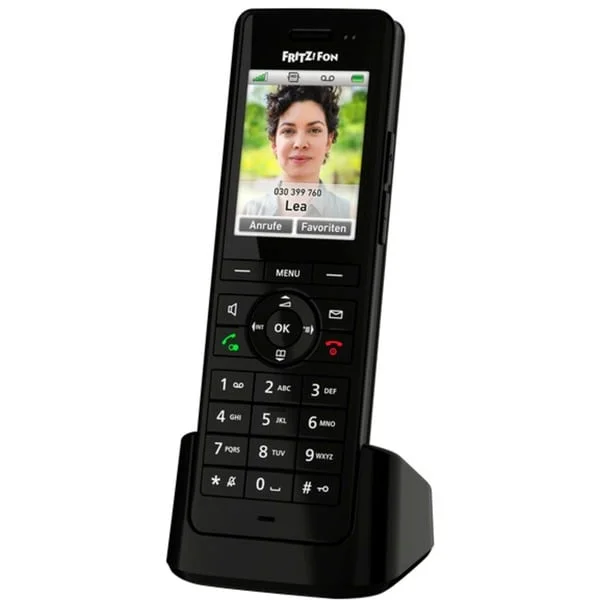 FRITZ! Fon X6, analoges Telefon (schwarz)