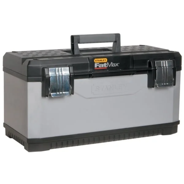 Stanley FatMax Metall-Kunststoff, Werkzeugbox (silber/schwarz)
