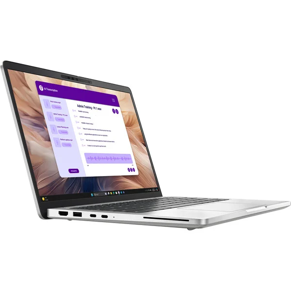 Dell Pro 13 Plus (YXWNP), Notebook (silber, Intel® Core™ Ultra 5 235U, Intel® Graphics, 16 GB LPDDR5, 512 GB (512 GB SSD), Windows 11 Pro)