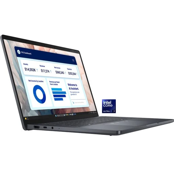 Dell Pro 14 Premium (WN2FT), Notebook (grau, Intel® Core™ Ultra 7 268V, Intel® Arc™ 140V, 32 GB LPDDR5X, 512 GB (512 GB SSD), Windows 11 Pro)