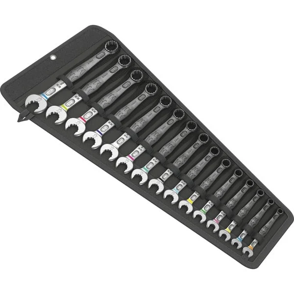 Wera 6003 Joker 15 Set 1, 15‑teilig, Schraubenschlüssel (Ringmaulschlüssel-Satz)