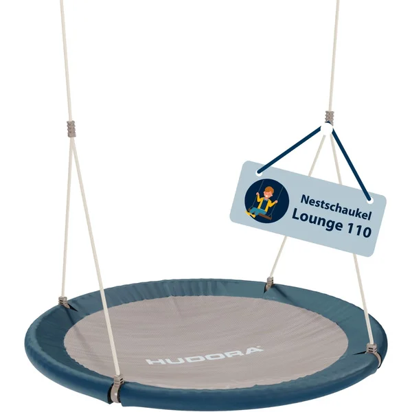 HUDORA Nestschaukel Lounge 110 (blau/beige)