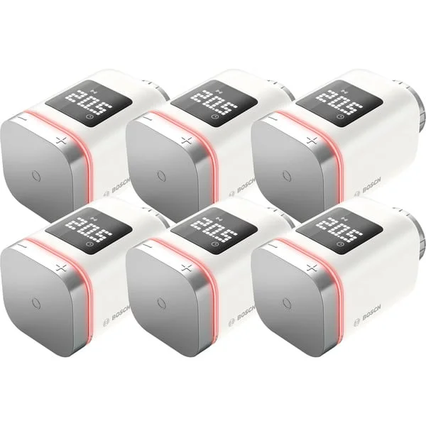 Bosch Smart Home Smart Home Heizkörper-Thermostat II [+M], Heizungsthermostat (weiß, 6er Pack)