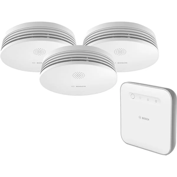 Bosch Smart Home Smart Home Starterset mit 3 Rauchwarnmeldern