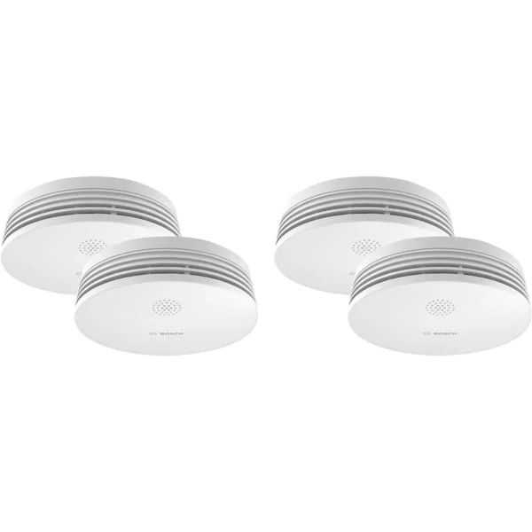 Bosch Smart Home Smart Home Rauchmelderwarnmelder II (weiß, 4er Pack)
