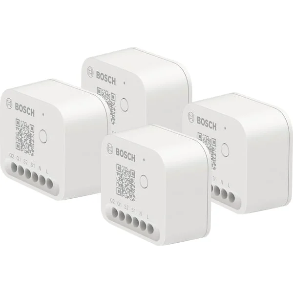 Bosch Smart Home Smart Home Licht-/Rolladensteuerung II, Relais (4er Pack)
