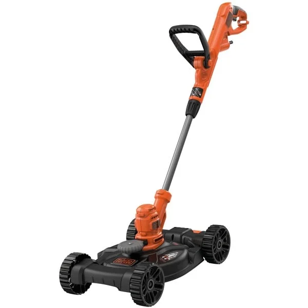 BLACK+DECKER 3-in-1 Multi-Trimmer Set BESTA530CM-QS, Rasentrimmer (orange/schwarz, 550 Watt, inkl. Mäher-Chassis)