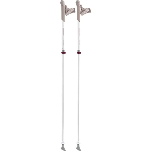Komperdell Sarma Powerlock, Fitnessgerät (weiß, 1 Paar, 105-125 cm)