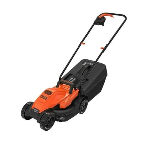 BLACK+DECKER Rasenmäher BEMW451-QS, 32cm (orange/schwarz, 1.200 Watt)