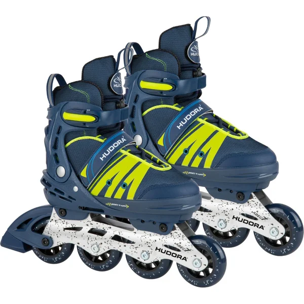 HUDORA Inline Skates Comfort Gr. 35-40, Inline-Skates (blau/gelb)