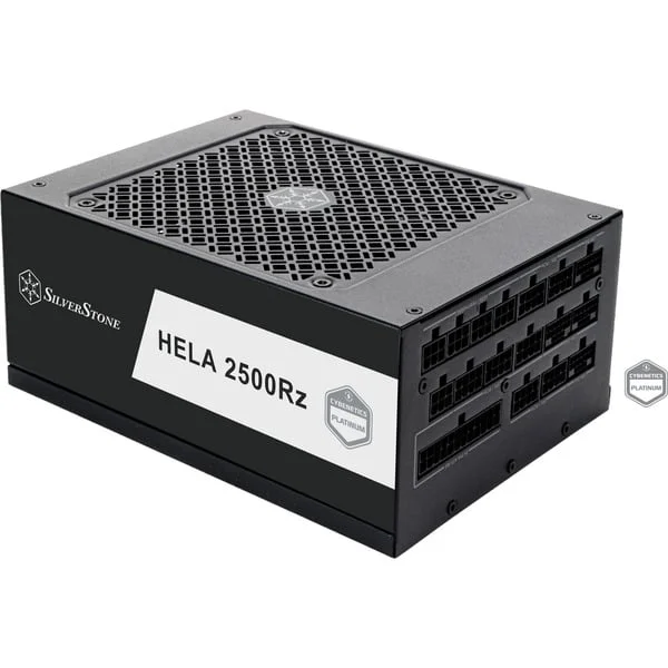 SilverStone HELA 2500R, PC-Netzteil (schwarz, 4x 12-Pin High Power GPU, 7x PCIe, Kabel-Management, 2500 Watt)