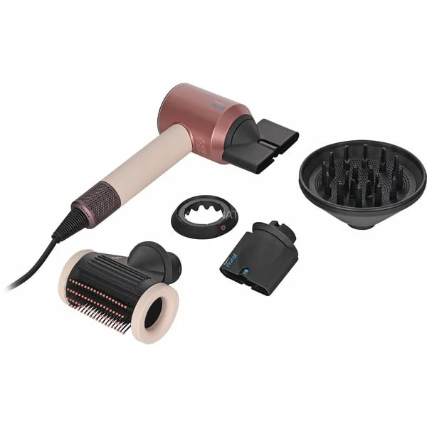 Dyson Supersonic Nural Straight + Wavy Ceramic Pink/Roségold, Haartrockner (creme/roségold)