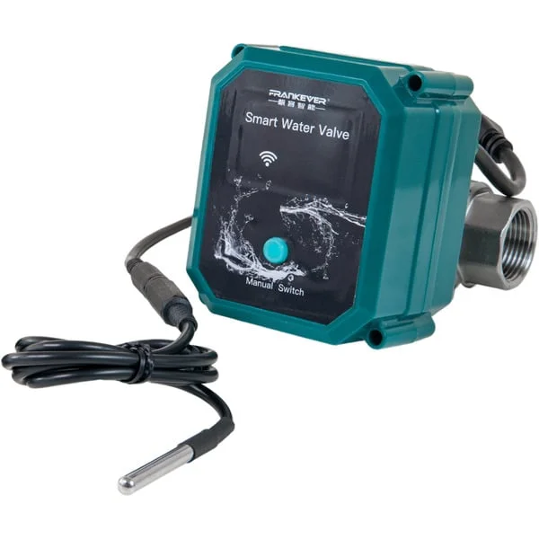 Shelly FrankEver smartes Wasserventil DN15, 1/2", Regulierventil (grün)