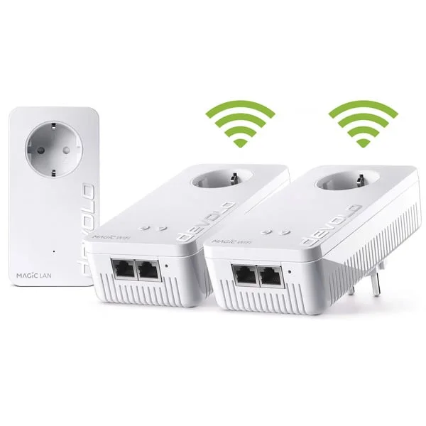 devolo Magic 2 WiFi 6 next Multiroom Kit, Powerline (weiß)