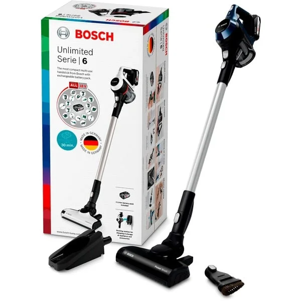 Bosch Home BBS611PCK, Stielstaubsauger (schwarz/blau)