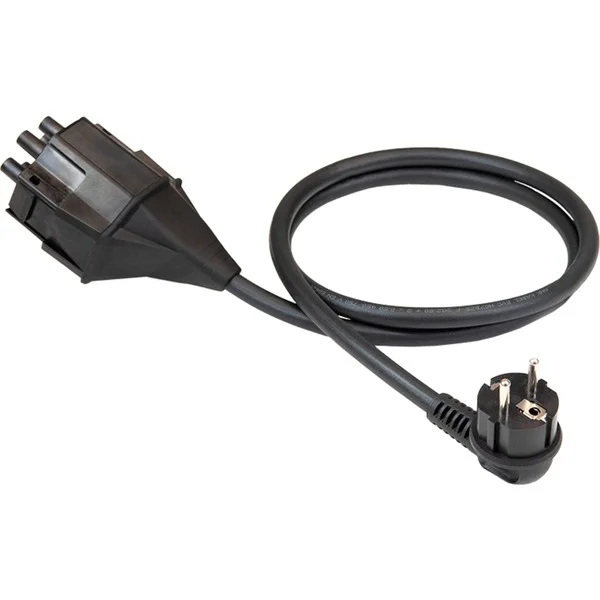 NRGkick Steckeraufsatz "Schutzkontakt" Typ E + F 13A (EU), Adapter (schwarz, 1,30 Meter, für NRGkick Ladeeinheit)