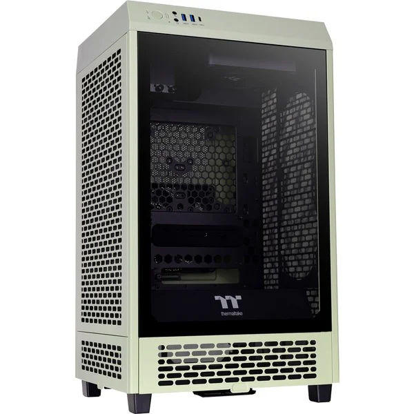 Thermaltake The Tower 200 Matcha Green, Tower-Gehäuse (hellgrün, Tempered Glas)