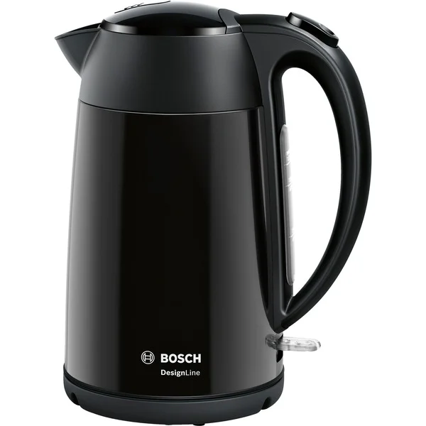 Bosch Home Wasserkocher DesignLine TWK3P423 (schwarz, 1,7 Liter)