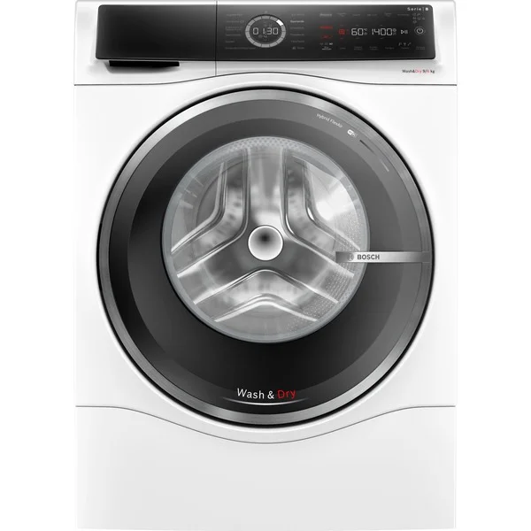 Bosch WNC244070 Serie 8, Waschtrockner (weiß/schwarz, Home Connect)