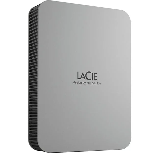 LaCie Mobile Drive Secure 2 TB, Externe Festplatte (grau, USB-C 3.2 (5 Gbit/s))