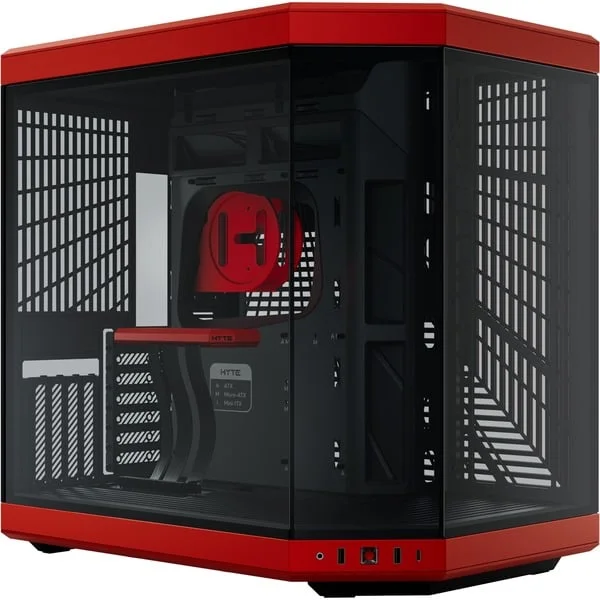 HYTE Y70 , Tower-Gehäuse (rot, Tempered Glass)