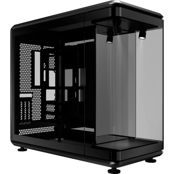 Cooler Master MasterFrame 360 Panorama , Tower-Gehäuse (schwarz, Panorama-Glasdesign)