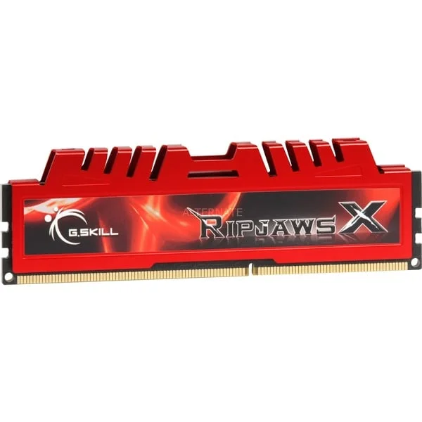 G.Skill DIMM 8 GB DDR3-1600 , Arbeitsspeicher (F3-12800CL10S-8GBXL, RipjawsX, Lite Retail)