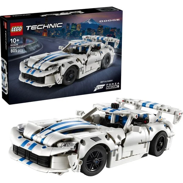 LEGO 42234 Technic Dodge Viper GTS-R Sportwagen, Konstruktionsspielzeug